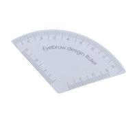Eyebrow Rules Mapping | 1.97 Inch Eyebrow Measuring Tool | Reusable PVC Design Positioning | Precise and Practical for Travel Salon Truc