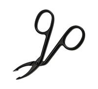 Eyebrow Scissors Tweezers - Eyebrow Tweezer With Scissor Handle | Professional Eyebrow Scissor Handle Tweezers | Curved Eyebrow Tweezers Handle Tweezers Clip Facial Hair Plucker Eyebrow Remover For Wo