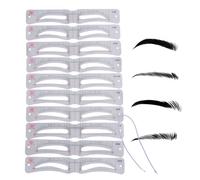 Eyebrow Shaping Template, 12 Pieces Eyebrow Shaper Template for Women - Versatile Eyebrow Shaping Tool for , Date, Travel and Prom