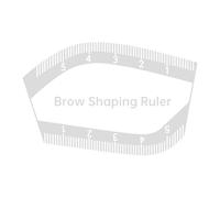 Eyebrow Shaping Tool - Reusable Acrylic Eyebrow Mapping, Portable Measuring Tool for Perfect Brow Design with Clear Markings | Ideal Choice for Home, Travel, Makeup, Be