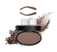 Eyebrow Stamp Powder, Brow Pro Stamp Dark Brown, Waterproof Arched Eyebrows Kit - Easy Application, Sweatproof & Long Lasting - Ideal Eyebrow Stencil Makeup Starter Set