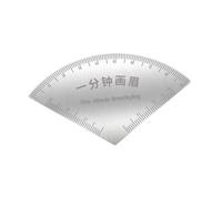 Eyebrow Stencil for Permanent Makeup | Stainless Steel Brow Shaping Tool | 3.46x1.97inch | Quick Drawing Ruler for Beginners