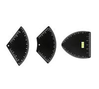 Eyebrow Stencil for Women Brow Stencil Set Featuring Alignment & Type Guides Compact Easy-Carry Case for Application Eyebrow Rulers with Scale
