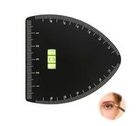 Eyebrow Stencil for Women Brow Stencil Set Featuring Alignment & Type Guides Compact Easy-Carry Case for Application Eyebrow Rulers with Scale