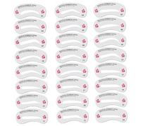 Eyebrow Stencil Kit 24 Styles Reusable Washable PET Brow Templates for Natural Eyebrows Quick Makeup Tool for Beginners