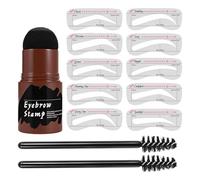Eyebrow Stencil Kit - Brow Powder 5g 10PCS Set | Eyebrow Shaping Kiт With Waterproof Formula, Easy Application, Beginner Friendly | Brow Stamp Kit Daily Makeup, Party Occasion Use