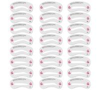 Eyebrow Stencil Kit for Women 24 Styles Eyebrow Stencils for Natural Reusable Washable PET Brow Stencil for Beginners, Quick Makeup Kit