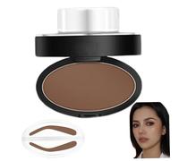Eyebrow Stencil Kit for Women Long-Lasting Eyebrow Stamp with Straight, Arched, Rounded Shape Easy & Quick Stamp Kit with Fine Powder for All Skill Levels..