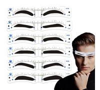 Eyebrow Stencil Set - Precision Drawing Template, Cosmetic Alignment Pattern | Reusable Eyebrow Trace Shape, Contour Modeling Guide, Styling Correction Aid