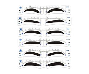 Eyebrow Stencils: Adjustable Templates, Soft Material, Multiple Style Options, Comfortable Design and Easy to Use | Beauty Tool Lazy Makeup Applications, Sop Care Tutorial