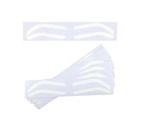 Eyebrow Stencils, Eyebrow Stickers, Eyebrow Stencils for Shaping the Forehead Shaper - 50 Pairs Professional Auxiliary Adhesive Mould, Airbrush Sticker Forming the Mapping Manual