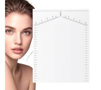 Eyebrow Stencils for Women, Thin Eyebrow Stencil, 25 x Eyebrow Templates for Microblading, Styling Set, Buddy Tool Kit, Tool for Eyebrow Measurements, Women Eye Shaper