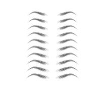 Eyebrow Sticker, Temporary Tattoo Eyebrows, 3D Authentic Brow Tattoo, Eyebrow Transfer Sticker, Peel Off Eyebrow Care Shaping Makeup Sticker for Women Girls Tumotsit