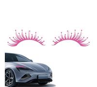 Eyebrow Stickers for Car,Reflective Eyebrow Eyelashes Car Headlight Stickers - Auto Body Decals for Car Headlight Decoration