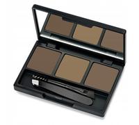 EYEBROW STYLING KIT 02 ASH GOLDEN ROSE Powder/Tweezers & Brush NEW (02 ASH)