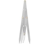 Eyebrow Tattoo Ruler Eyebrow Makeup Positioning Ruler Eyebrow Microblading Golden Ratio Rule Makeup Symmetrical Tool Accessory (White)