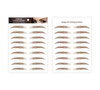 Eyebrow Tattoo Stickers - 6D Hair-Like Authentic Eyebrows Transfers Stickers - Waterproof Peel Off 6D Fake Eyebrow Stickers | Hair-Like Texture Eyebrow Shaping Tool For Travel, Parties, Proms