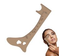 Eyebrow Template - Brow Mapping Ruler, Silicone Brow Ruler | Eyebrow Guide Tool, Makeup Guide Tool, Eyebrow Drawing Guide, Brow Positioning Ruler, Professional Eye Makeup Tool for Women Girls Begin