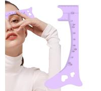 Eyebrow Template, Eyebrow Mapping Ruler - Women Eyebrow Template for Eyeliner,Quick Eye Makeup Tool, Eyebrow Shaping Aid, Eyebrow Measuring Tool