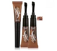 Eyebrow Tint Gel Kit, Dark Brown Brow Colour, Angled Applicators, 3-Pack | Squeeze tubes for controlled shaping and definition, targets visible sparse areas, use during daily make-up or evening looks