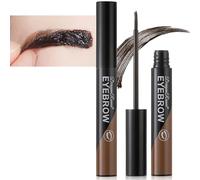 Eyebrow Tint Tattoo Brow Peel off, Brow Tint Brown Eyebrow Gel Semi-Permanent Colour Eyebrow Tattoo Brow Dye, Waterproof Long-Lasting Natural Eye Brow Makeup for Women (Light Brown)