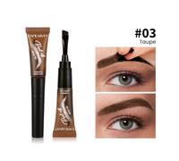 Eyebrow Tint, Waterproof Brow Color, Waterproof Eyebrow Dye Stain Semi-Permanent Instant Beauty Makeup Cosmetics for Adults Men Women (#03)