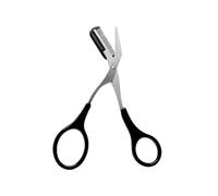 Eyebrow Trimmer Scissors Professional Non-Slip Finger Grip Brow with Comb for Men and Women Shaping Makeup Tools(1 Pc)