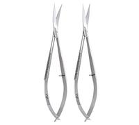 Eyebrow Trimming Spring Embroidery Scissors and Cross Stitch Sewing Craft Small Tool Scissor (Silver Set)