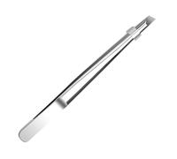 Eyebrow Tweezers Set, Stainless Steel Clippers, 3.31x0.28 Inches Design with Precision Tip Build, Facial Hair Removal Unit, Slant Edge Plucker Mount, Home Travel Accessories for Salon Barbershop Use