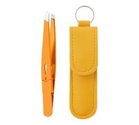 Eyebrow Tweezers - Stainless Steel Care, Slant Tweezers for Removing Brows and Splitters, for the Care of Facial Hair, Including Eyebrows, Chin Hair and Eyelashes, for Beauty, Hand
