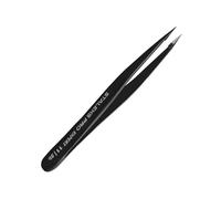 Eyebrow Tweezers Staleks Pro Expert 11 Type 5 (Point), Black