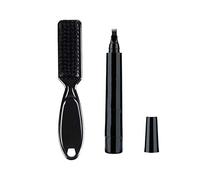 Eyebrows Beard Pen Filler Beard Brush For Men Sweat Proof Black
