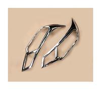 Eyebrows For Fit For Jazz 2014 2015 2016 2017 Car Front HeadLight ABS Lamp Trim Frame Car Headlight Frame (Color : Black Right)