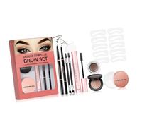 Eyebrows Stamp Pencil Kits for,Makeup Brow Stamps Trios Kits Pencil Pomade,Brush Brow Stencil Eyebrows Stamps Stencil Kits
