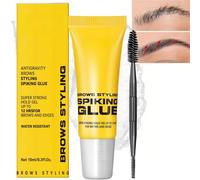 Eyebrows Styling Spiking Glue,Eyebrow Gel Clear,Brows & Edges 2 in 1 Eyebrow Gel,Clear Eyebrow Setting Gel,Long-Lasting Brow Gel for Styling and Sculpting,Eyebrow Shaping Gel,Eye Brow Tint Kits