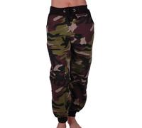 Eyecatch - Casual Military Army Camouflage Sports Gym Joggers Jogging Ladies Tracksuit Bottoms