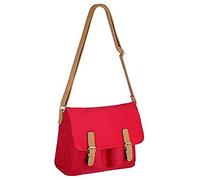 EyeCatch - London Womens Shoulder Bag Handbag Ladies Satchel Red