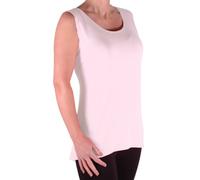 EyeCatch TM - Virginia Womens Cami Top Ladies Plus Size Long Camisole Vest Cream Size 12/14