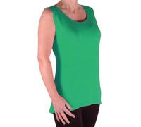 EyeCatch TM - Virginia Womens Cami Top Ladies Plus Size Long Camisole Vest Jade Green Size 12/14