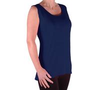 EyeCatch TM - Virginia Womens Cami Top Ladies Plus Size Long Camisole Vest Navy Size 20/22