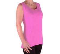 EyeCatch TM - Virginia Womens Cami Top Ladies Plus Size Long Camisole Vest Pink Size 30/32
