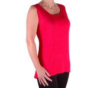 EyeCatch TM - Virginia Womens Cami Top Ladies Plus Size Long Camisole Vest Red Size 30/32