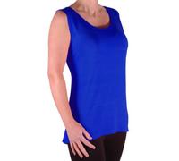 EyeCatch TM - Virginia Womens Cami Top Ladies Plus Size Long Camisole Vest Royal Blue Size 16/18