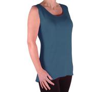 EyeCatch TM - Virginia Womens Cami Top Ladies Plus Size Long Camisole Vest Teal Size 16/18