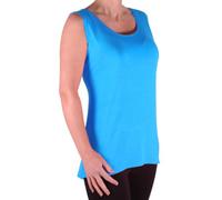 EyeCatch TM - Virginia Womens Cami Top Ladies Plus Size Long Camisole Vest Turquoise Size 16/18
