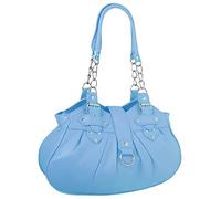 EyeCatchBags - Huron Faux Leather Womens Shoulder Bag Handbag SkyBlue