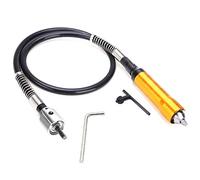 Eyech 0.3-6.5mm Flex Shaft Extension Chuck Key Flexible Shaft Power Drill Converter Attachment