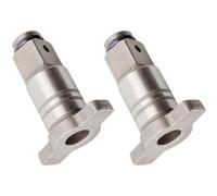 Eyech 2 Pack Electric Wrench Conversion Head - 1/2" Square Drive & 1/4" Hex Collet, T Shaft Dual-Use Wrench Shaft Conversion Head for Electric Screwdriver and Impact Wrench