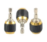 Eyech 3 Pcs Self-Locking Drill Bit Holder, 1/4 Inch Hex Shank Extension Rod Screwdriver Bit Holder Set