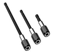 Eyech 3Pcs 1/4 Inch Hex Shank Magnetic Drill Bit Extension Quick Release Screwdriver Nut Drill Bit Holder Extension Kit Set for Impact Driver Bits -2/4/ 6 Inch Length